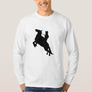 Camiseta Cavalo Elegante a Caminhar no Oeste