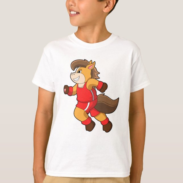 Camiseta Cavalo em Corrida (Frente)