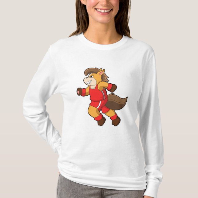 Camiseta Cavalo em Corrida (Frente)