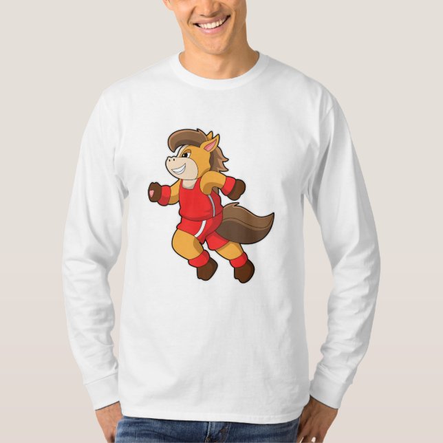 Camiseta Cavalo em Corrida (Frente)