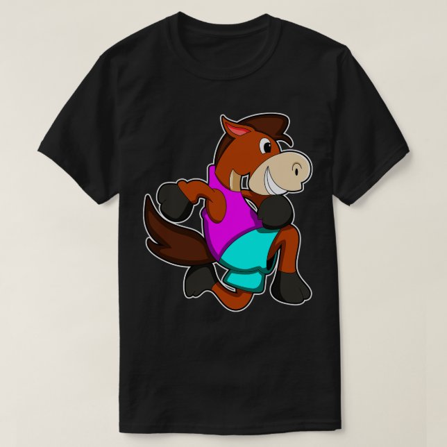 Camiseta Cavalo em Corrida (Frente do Design)