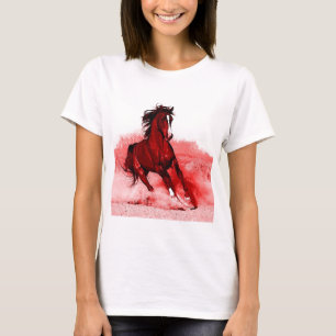 Camiseta Cavalo em Execução