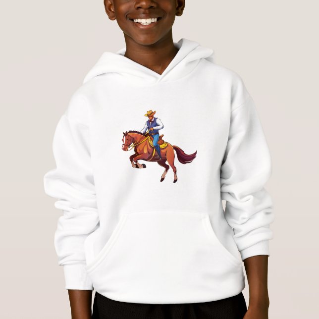 Camiseta Cavalo empinando com o homem (Frente)