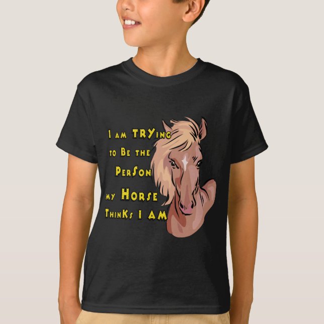 Camiseta Cavalo Engraçado (Frente)