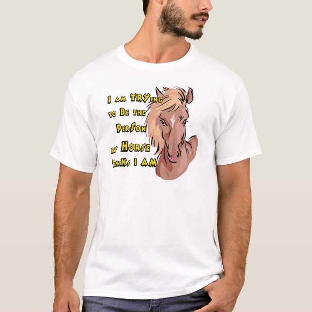 Camiseta Cavalo Engraçado (Frente)