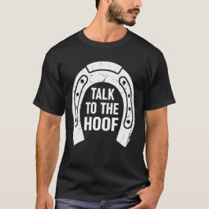 Camiseta Cavalo Equestre de Pés Gigante Clydesdale Fale com