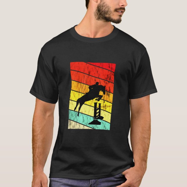 Camiseta Cavalo Equestre Sunset (Frente)