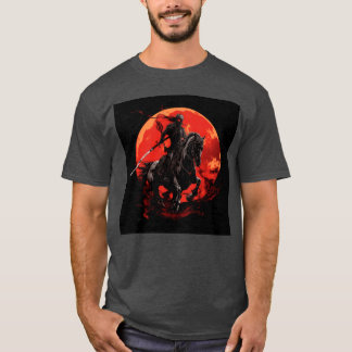Camiseta Cavalo esqueleto Esqueleto humano Cavalo cavalgand