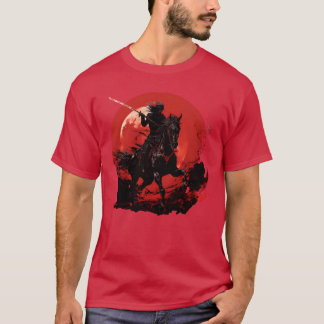 Camiseta Cavalo esqueleto Esqueleto humano Espada equina