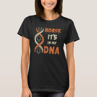 Camiseta Cavalo Está No Meu DNA Cavalo