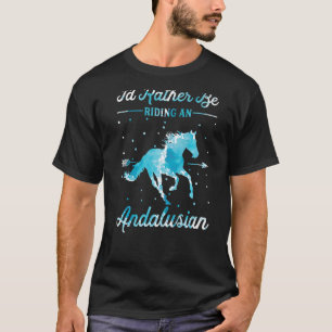 Camiseta Cavalo Eu Preferencialmente Andando De Andaluz