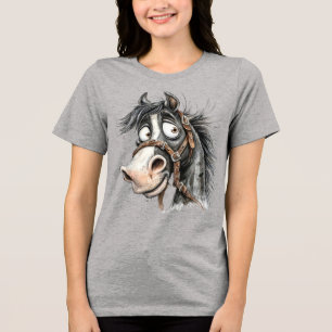 Camiseta cavalo excêntrico