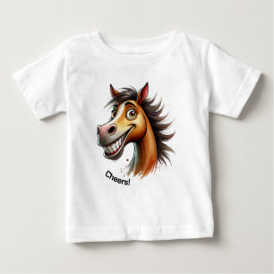 Camiseta Cavalo Excêntrico Aquarela