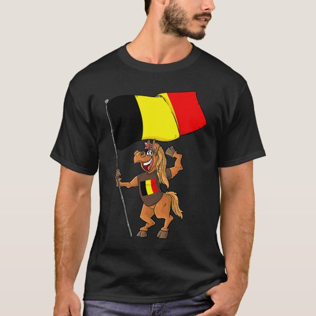 Camiseta Cavalo Fã Belga (Frente)