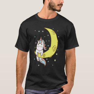Camiseta Cavalo Fantasia Unicórnio na meia Lua