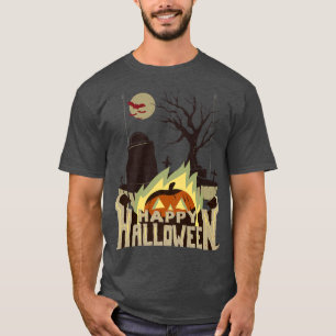 CAMISETA CAVALO FELIZ DO HORROR RAVEN ART LONESOME SKELETON