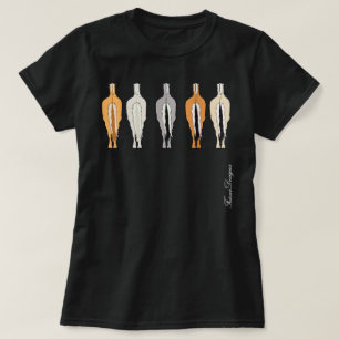 Camiseta Cavalo Fjord Vermelho Falso Cinza Álbum Norueguês