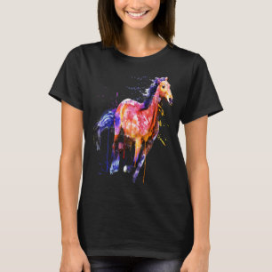 Camiseta Cavalo Fofo para Adoção de Cavalo Colorido