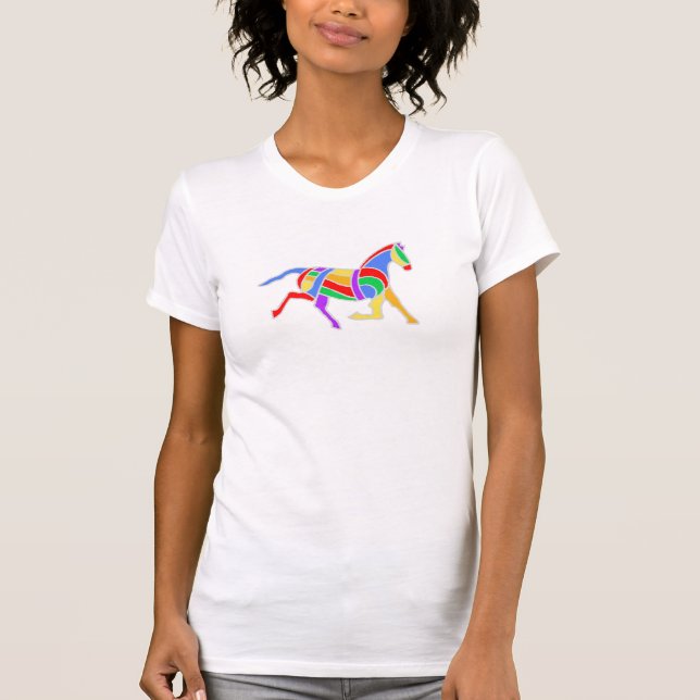Camiseta Cavalo gráfico (Frente)