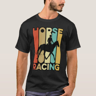 Camiseta Cavalo Gráfico Retro Amante De Cavalos Cavaleiro E