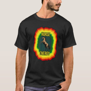 Camiseta Cavalo Gráfico Retro Amante de Cavalos Cavaleiro E