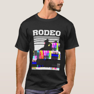 Camiseta Cavalo Gráfico Rodeo Sobre Cavalo Equestre Cavalo 