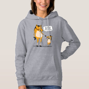 Camiseta Cavalo grande engraçado e bonito e cavalo pequeno