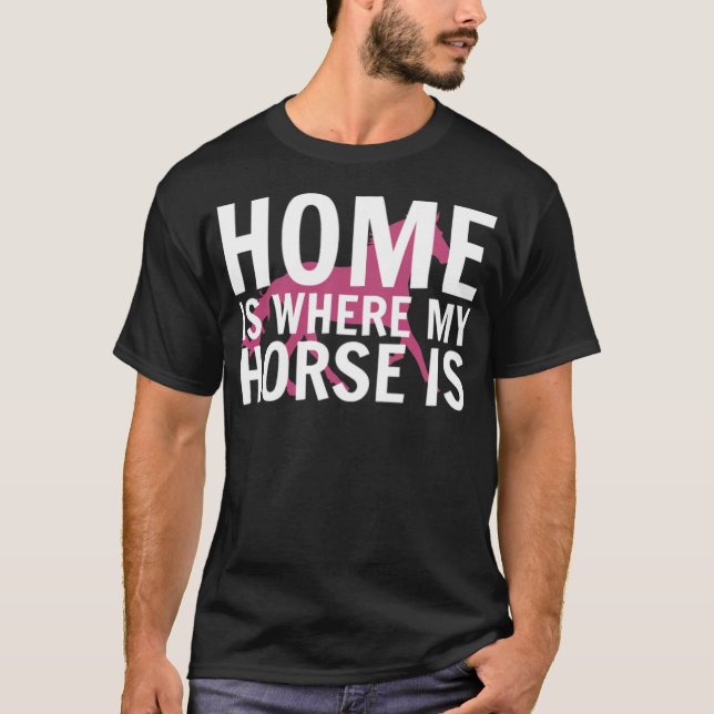 Camiseta Cavalo humorístico (Frente)