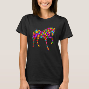 Camiseta Cavalo Internacional Dia dos Pontos Gráfico de Bol