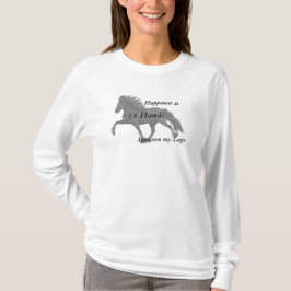 Camiseta Cavalo islandês Elska na Felicidade Tolt