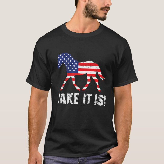 Camiseta Cavalo Islandês Take It Isi (Frente)