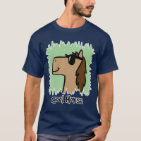 Cavalo legal do clipart dos desenhos animados que