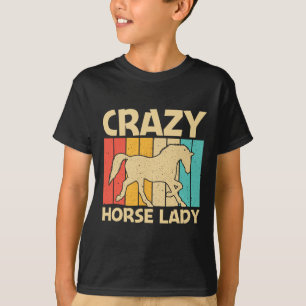 Camiseta Cavalo legal Para Mulheres Meninas Equestrian Hors