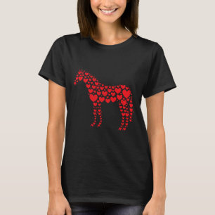 Camiseta Cavalo Lover Coração Presente Cavalo Cavalo Rider