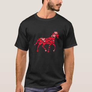 Camiseta Cavalo Lover Fofo Coração Corações Casais Vale