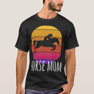 Camiseta Cavalo Mãe Cavalo Correndo de Cavalo Presente Raça