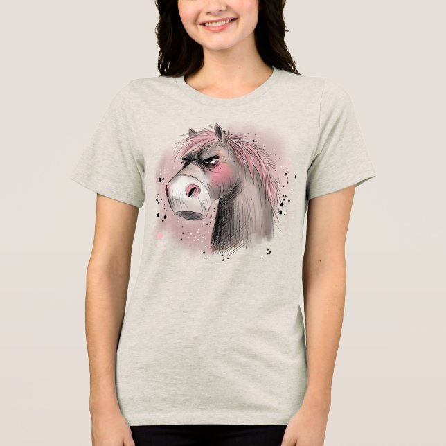 Camiseta Cavalo Mal-Humorado (Frente)