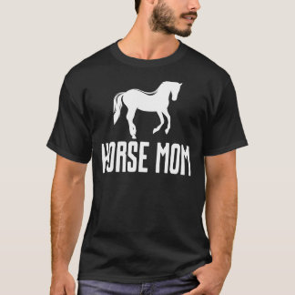 Camiseta Cavalo Mamãe Mulher Cavalo