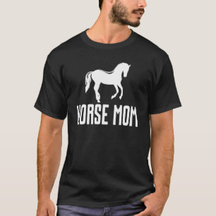 Camiseta Cavalo Mamãe Mulher Cavalo