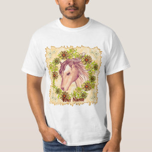 Camiseta Cavalo Margarida Amarela