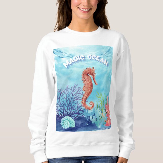 Camiseta Cavalo marinho (Frente)