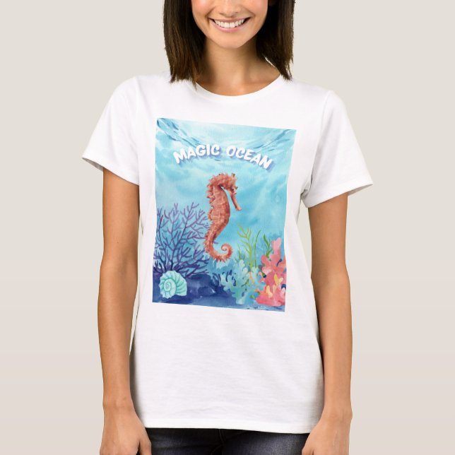 Camiseta Cavalo marinho (Frente)