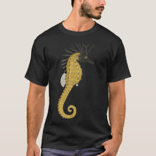 Camiseta Cavalo-marinho-amarelo