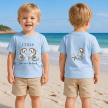 Cavalo Marinho Bebê Praia Oceano Personalizado