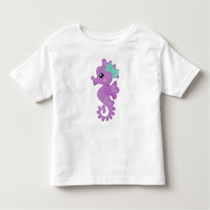 Camiseta Cavalo-marinho-Cinto-Roxo, Fita, Estrelas