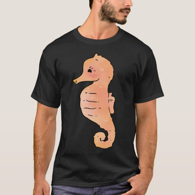 Camiseta Cavalo-Marinho Fofo (Frente)