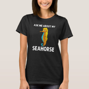 Camiseta Cavalo-Marinho Legal Para Homens Mulheres Oceano M