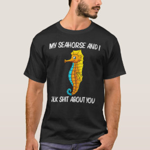 Camiseta Cavalo-Marinho Legal Para Homens Mulheres Oceano M