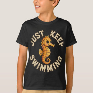 Camiseta Cavalo-Marinho Nade Sempre