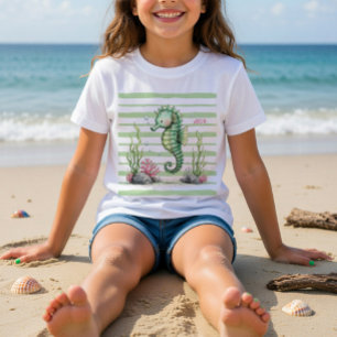 Camiseta Cavalo-Marinho no Jardim das Marés